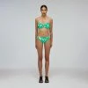 Self-portrait Swim & Resort Mint Brushstroke Brief
