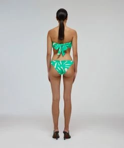 Self-portrait Swim & Resort Mint Brushstroke Brief