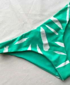 Self-portrait Swim & Resort Mint Brushstroke Brief