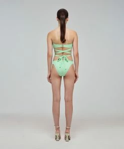 Self-portrait Spearmint Brief Swim & Resort