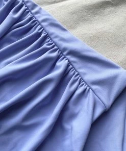 Self-portrait Lilac Halter Neck Swimsuit