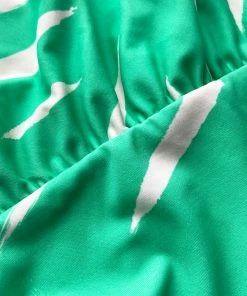 Self-portrait Mint Brushstroke One Shoulder Swimsuit Swim & Resort