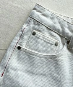 Self-portrait Natural Denim Straight Leg Jeans 23