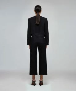 Self-portrait READY TO WEAR Black Denim Straight Leg Jeans 23