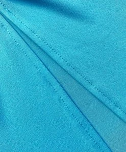 Self-portrait Tropical Blue Jersey Gathered Midi Dress READY TO WEAR