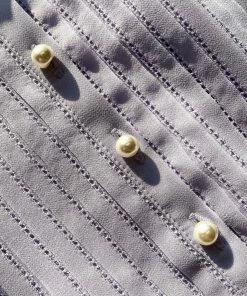 Self-portrait Lilac Chiffon Pussy Bow Dress READY TO WEAR