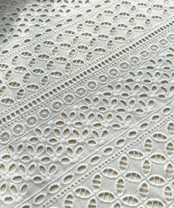 Self-portrait READY TO WEAR Mixed Broderie Azaelea Mini Dress