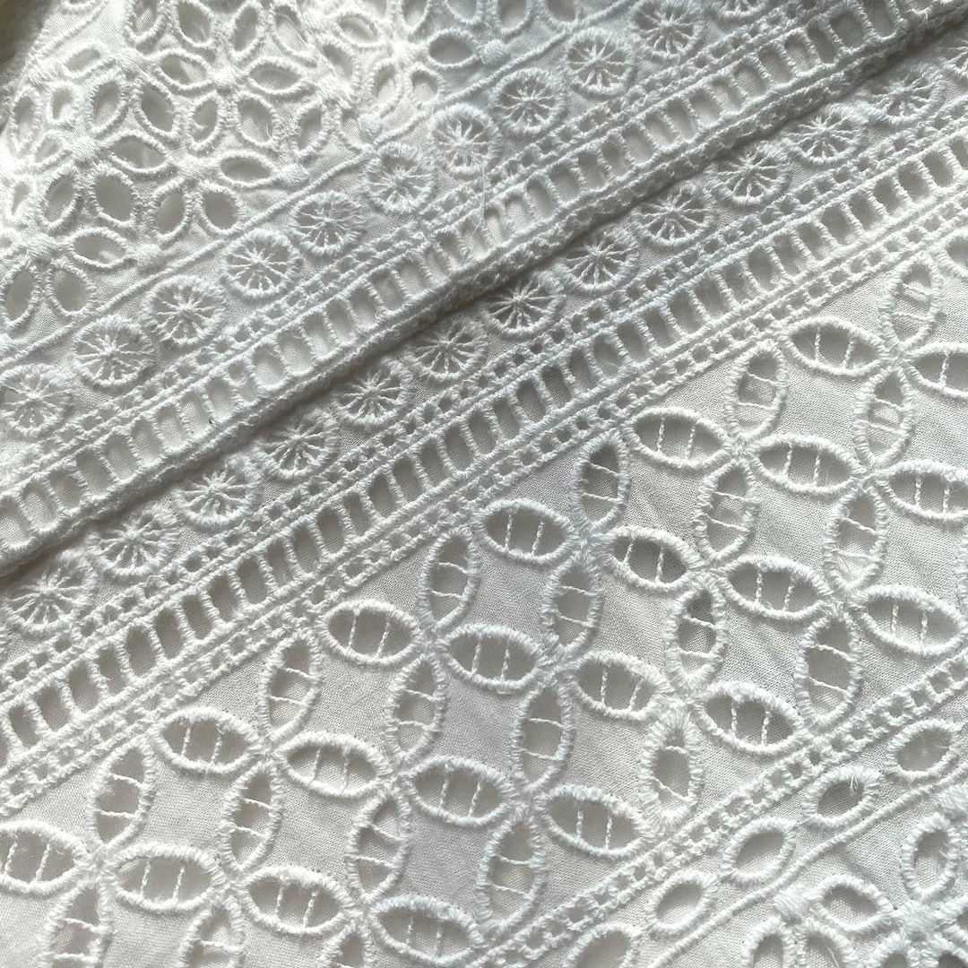 Self-portrait READY TO WEAR Mixed Broderie Mini Dress