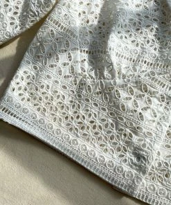 Self-portrait Mixed Broderie Top