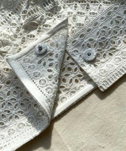 Self-portrait Mixed Broderie Top