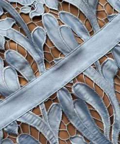 Self-portrait Blue Prairie Midi Dress NEW ARRIVALS