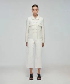 Self-portrait Metallic Boucle Jacket