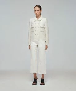 Self-portrait Metallic Boucle Jacket