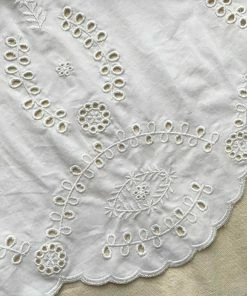 Self-portrait Swim & Resort White Broderie Organic Cotton Mini Dress