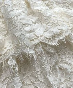 Self-portrait Ivory Corded Lace Tiered Midi Skirt