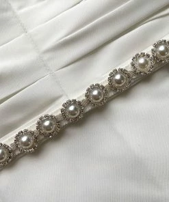 Self-portrait White Taffeta Bow Mini Dress READY TO WEAR