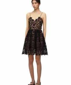 Self-portrait Black Azaelea Mini Dress