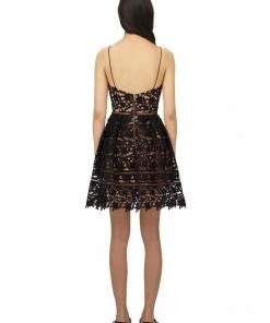Self-portrait Black Azaelea Mini Dress