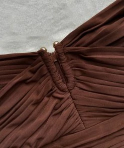 Self-portrait Jersey Waterfall Frill Midi Dress