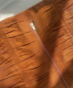 Self-portrait Cinnamon Taffeta Top Tops