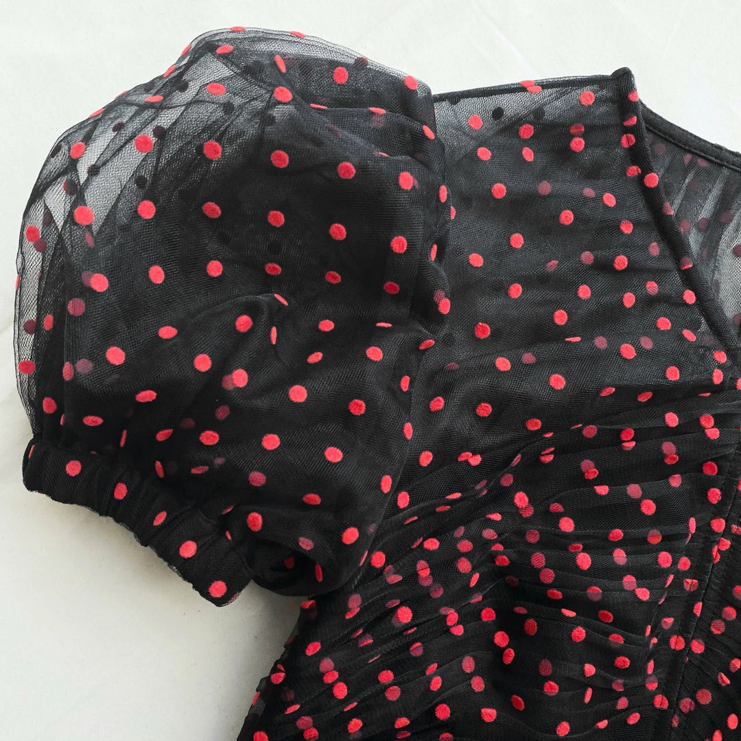 Self-portrait Polka Dot Maxi Dress