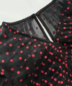 Self-portrait Polka Dot Maxi Dress