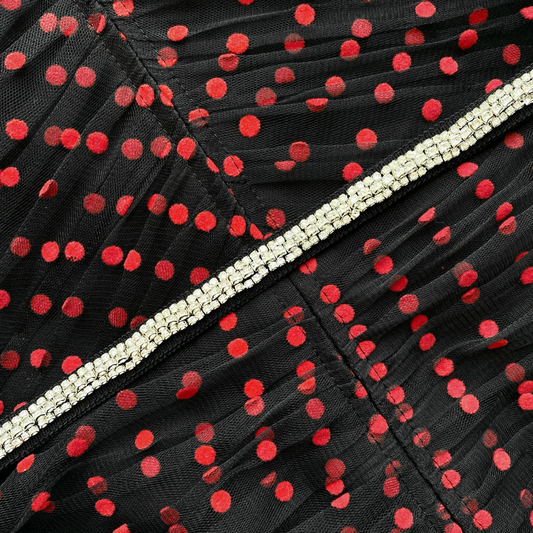 Self-portrait Polka Dot Maxi Dress