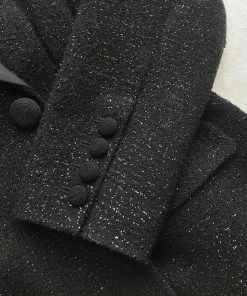 Self-portrait Black Metallic Tunic READY TO WEAR