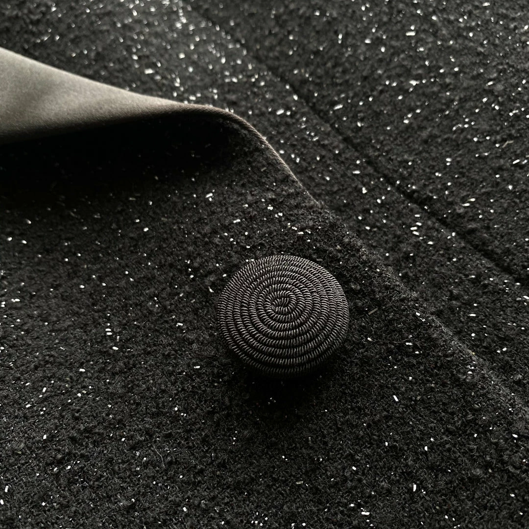 Self-portrait Black Metallic Playsuit READY TO WEAR