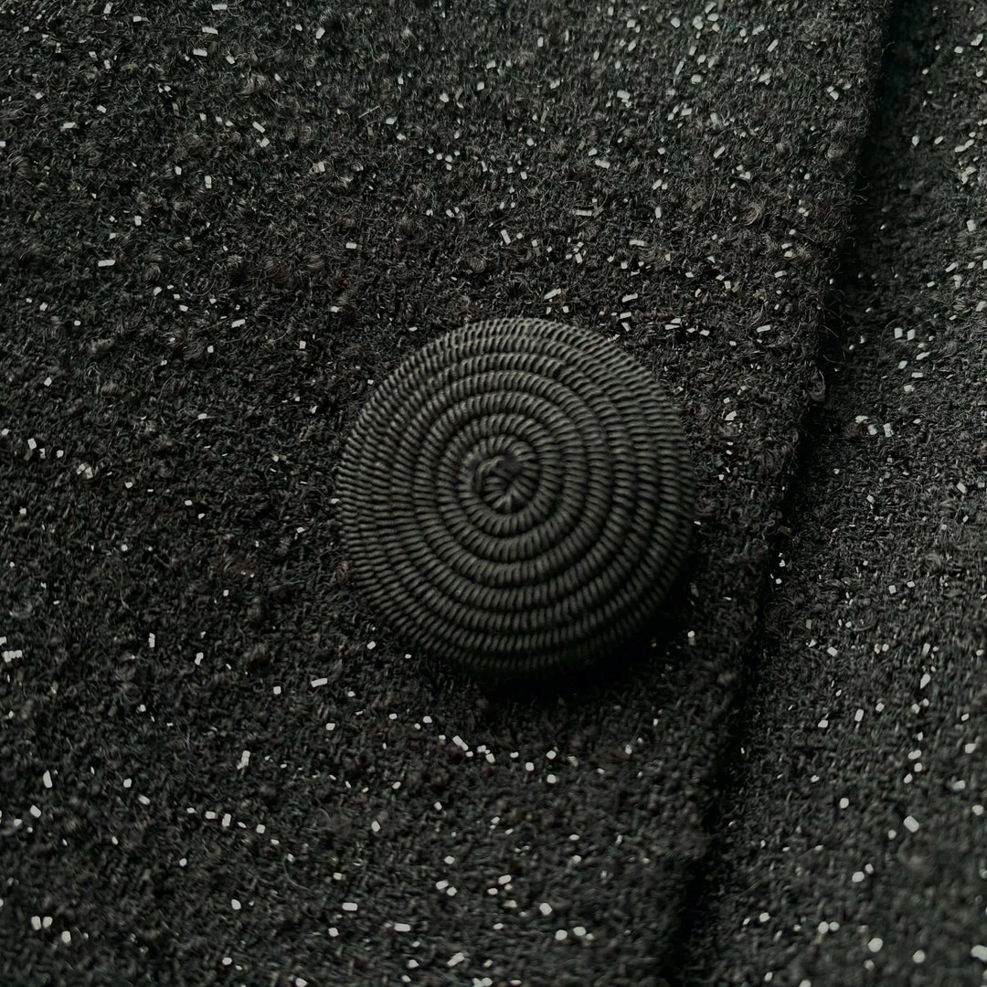 Self-portrait Black Metallic Short