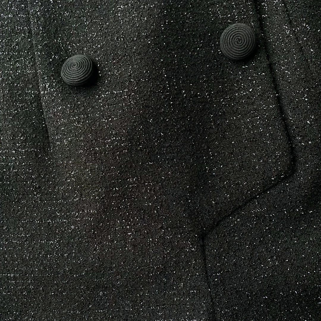 Self-portrait Black Metallic Short