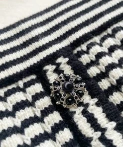 Self-portrait Monochrome Melange Knit Skirt READY TO WEAR