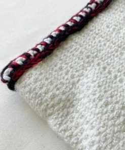 Self-portrait Ivory Waffle Knit Trouser