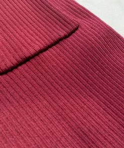 Self-portrait READY TO WEAR Oxblood Knitted Short