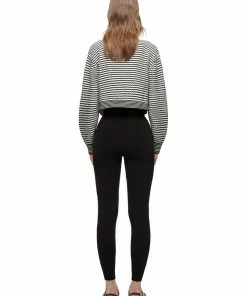 Self-portrait Black And White Melange Knit Cardigan