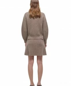 Self-portrait Taupe Cashmere Jumper READY TO WEAR