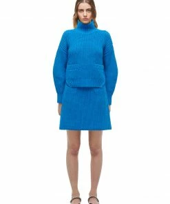 Self-portrait Vivid Blue Knit Jumper