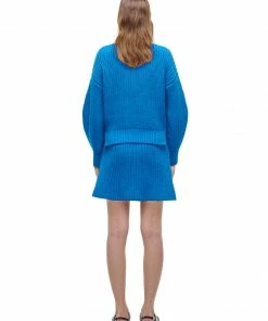 Self-portrait Vivid Blue Knit Jumper