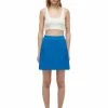 Self-portrait READY TO WEAR Vivid Blue Knit Skirt