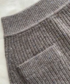 Self-portrait Taupe Cashmere Skirt READY TO WEAR