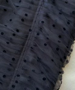 Self-portrait Dot Mesh Gathered Midi Dress READY TO WEAR