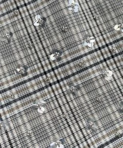 Self-portrait Embellished Check Shorts