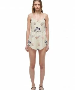 Self-portrait Vintage Floral Playsuit Pyjama Set