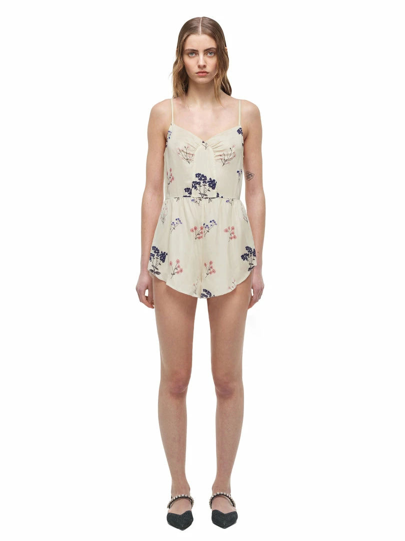 Self-portrait Vintage Floral Playsuit Pyjama Set