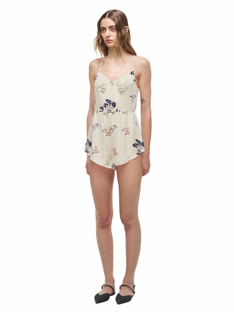 Self-portrait Vintage Floral Playsuit Pyjama Set