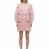 Self-portrait Pink Fluffy Knit Cardigan READY TO WEAR