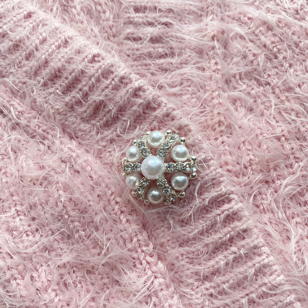 Self-portrait Pink Fluffy Knit Cardigan READY TO WEAR