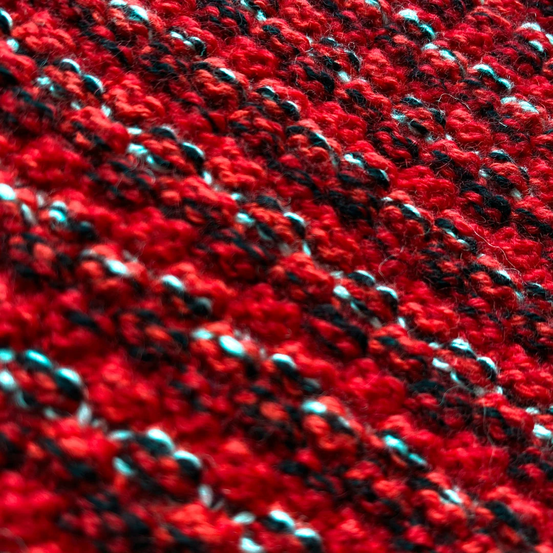 Self-portrait Red Melange Flared Skirt