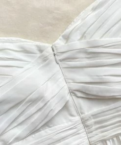 Self-portrait White Taffeta Mini Dress