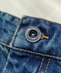 Self-portrait 26'' Blue High Waisted Straight Leg Jean READY TO WEAR